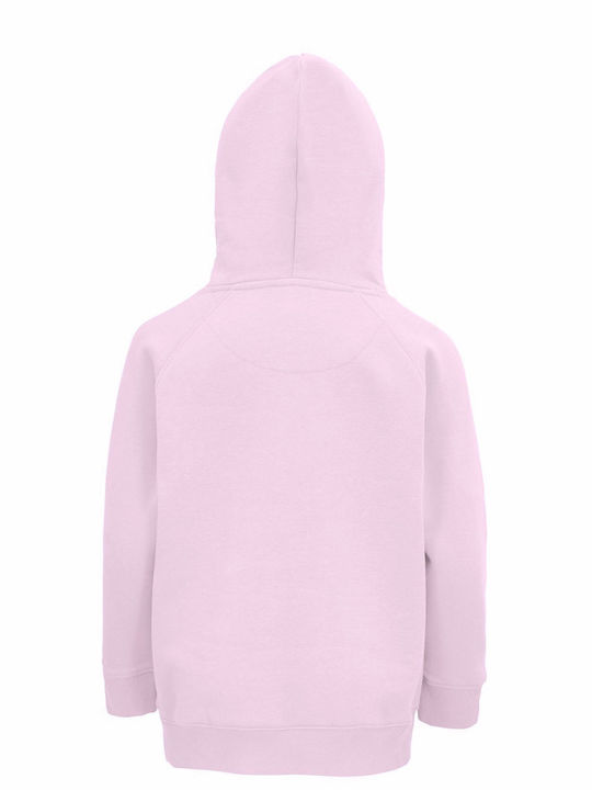 Kinder Sweatshirt, Bio " Ich bin ein UNICORN " Cremig rosa