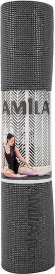 AMILA Exercise Mat Black (173x61x0.4cm)