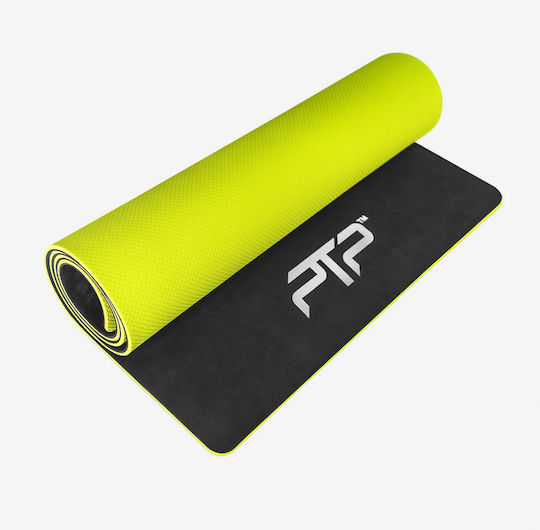 AMILA Exercise Mat Black with Carry Strap (150x61x0.6cm)