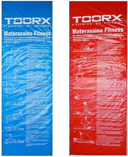 Toorx Toorx Trainingsmatte Yoga Rot mit Tragegurt 180x60x2.5cm