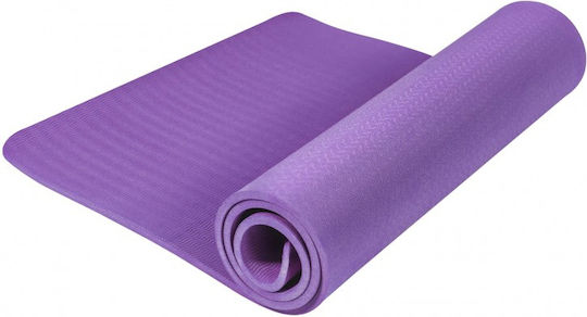 Optimum Στρώμα Γυμναστικής Yoga Μωβ (183x61x0.6cm)