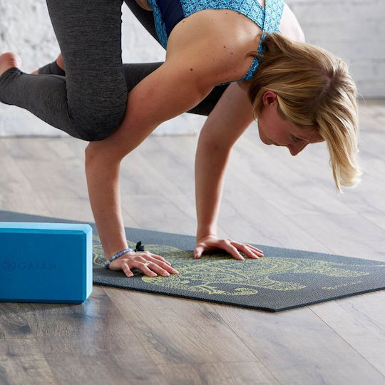 Gaiam Tribal Wisdom Στρώμα Γυμναστικής Yoga Μαύρο (173x61x0.6cm)