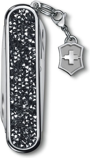 Victorinox Classic SD Swiss Army Knife Keychain Black