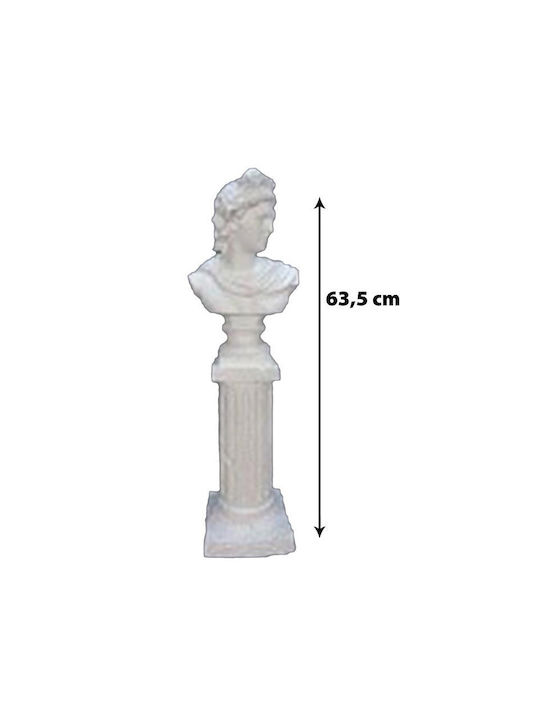 The Home Deco Factory Decorativă Bust din Polirășină 19x16x63.5cm 1buc