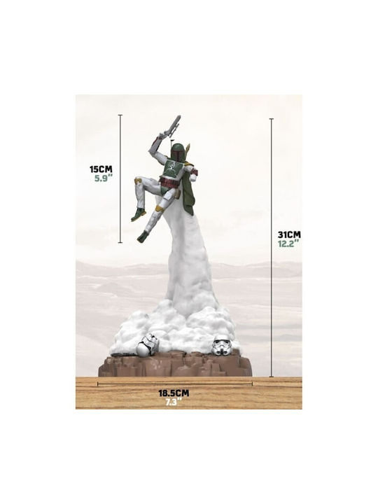 Paladone Kids Decorative Lamp Boba Fett Diorama White 18x17x31εκ.