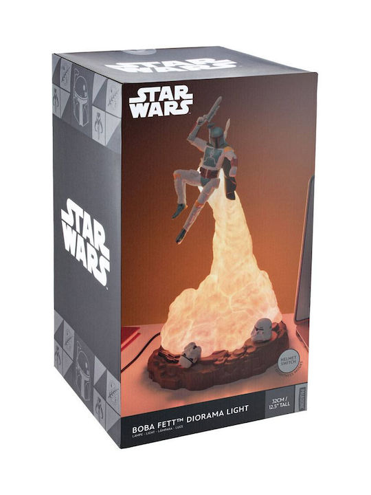 Paladone Kids Decorative Lamp Boba Fett Diorama White 18x17x31εκ.