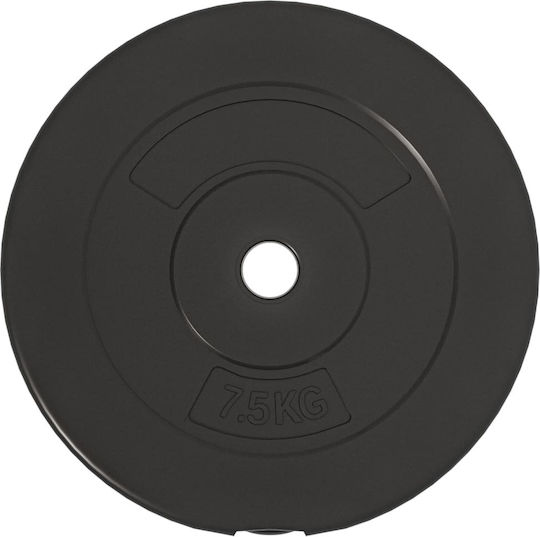 vidaXL Set of Plates Rubber 6pcs Total Weight 30kg Φ25mm