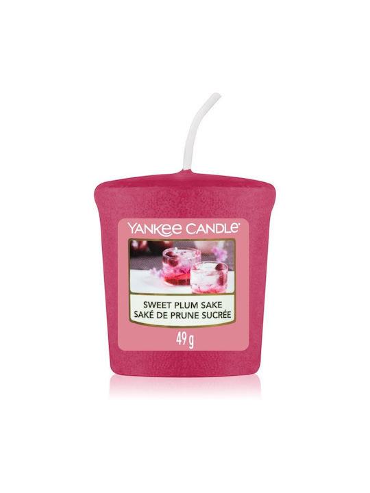 Yankee Candle Ароматна Свещ Sweet Plum Sake Лилав 49гр 1бр