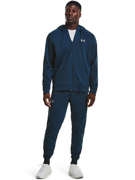 Sweatpants Glossy with Elastic Blue