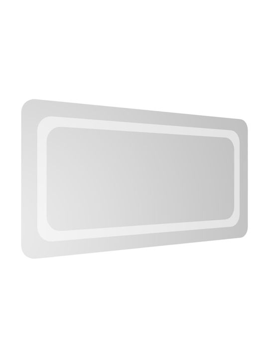 vidaXL Oglindă de Baie Dreptunghiulară Lumini LED Atingere 40x80cm