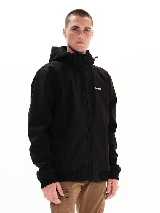 Winter Jacke Bomber Wasserdicht Schwarz