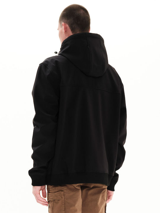 Winter Jacke Bomber Wasserdicht Schwarz