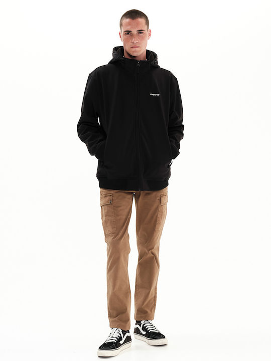 Winter Jacke Bomber Wasserdicht Schwarz
