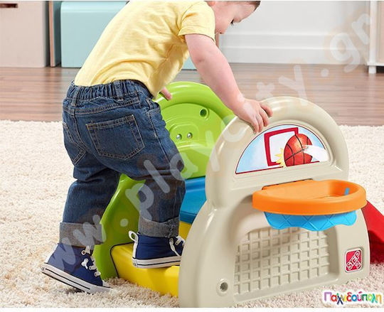 Rutsche Step 2 mit Korb für 1+ Jahre Jahre Bunt