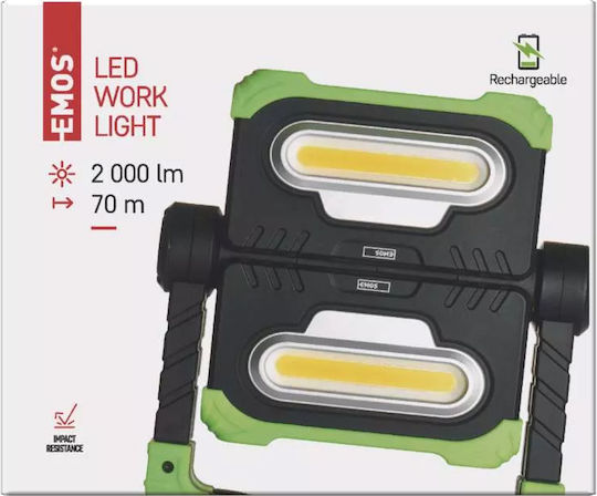Emos Battery Jobsite Light LED with Brightness up to 2000lm