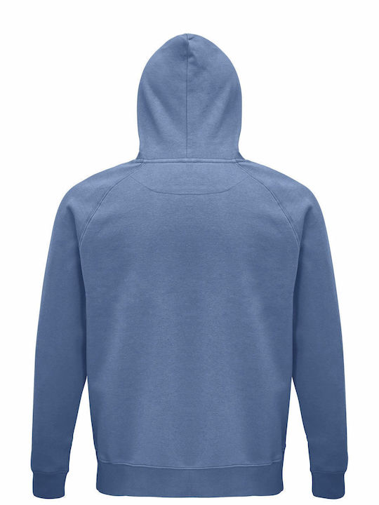 Hoodie Unisex Organic " BELIEVE, TED LASSO " Blue