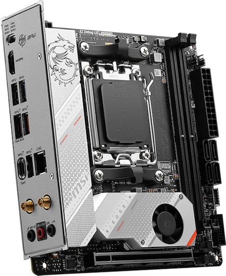 MSI MPG B650I EDGE WIFI Motherboard Mini ITX με AMD AM5 Socket 7D73-001R