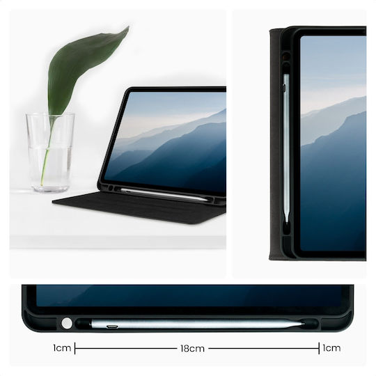 Rosso Flip Cover Black (iPad 2017/2018 9.7")