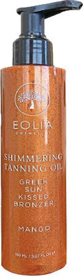 Eolia Cosmetics Shimmering Tanning Oil Oil Tanning for the Body with Color 150ml