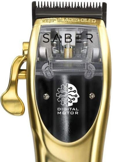 Gamma Stylecraft Saber Rechargeable Hair Clipper Gold