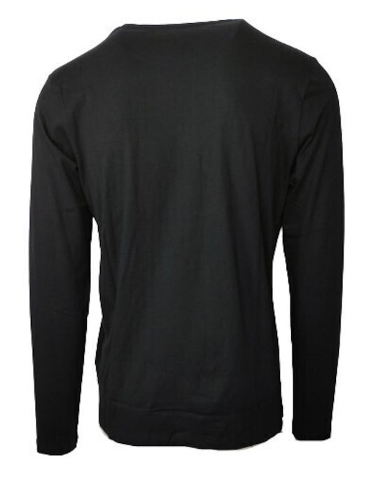 Biston Men's Long Sleeve Blouse Black