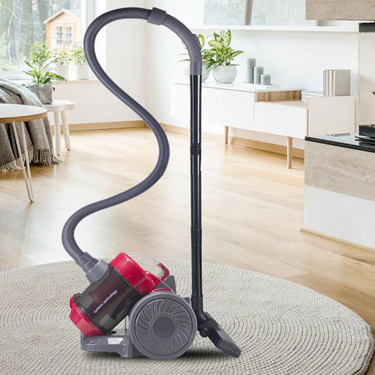 Beper P202ASP200 Прахосмукачка 800W С контейнер 3лт Червен