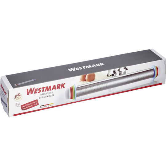 Westmark Stainless Steel Rolling Pin Kitchen 43.5cm