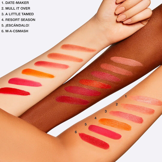 M.A.C Powder Kiss Дълготраен Течен Червило Кадифе M-A-Csmash 5gr