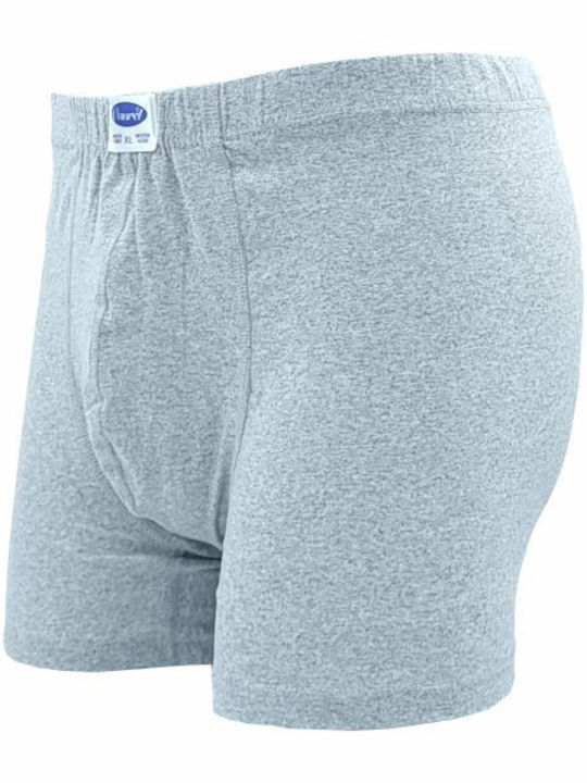 -122 Men's Boxers Black/Grey/Blue 12Pack