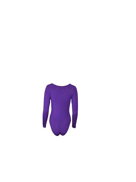 Apple Boxer Bodysuit pentru femei Violet