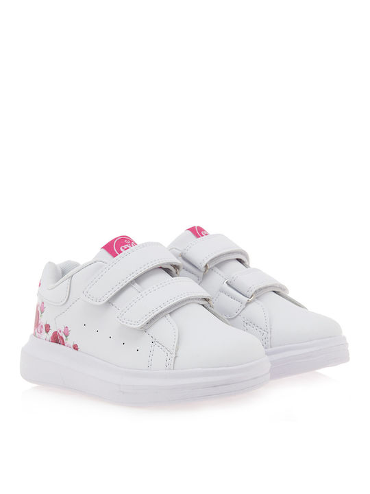 Exe Kids Sneaker White-Pink flower