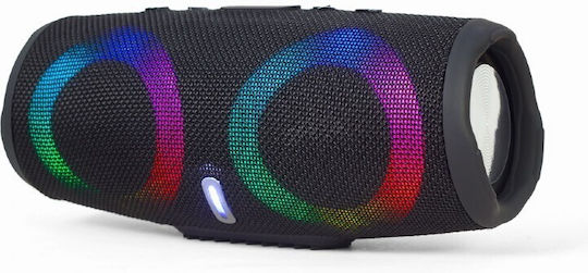 Gembird SPK-BT-LED-02 Bluetooth Speaker 5W with Battery Life up to 4 hours Black