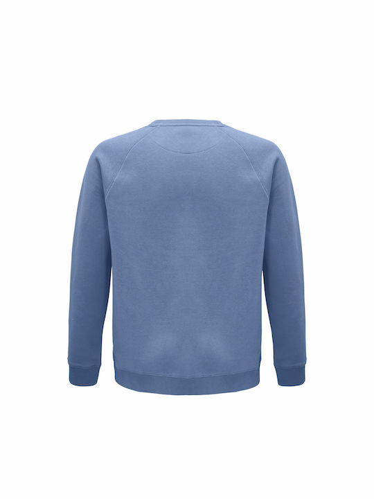 Sweatshirt Unisex, Bio " Rettet die pummeligen Einhörner ", Blau