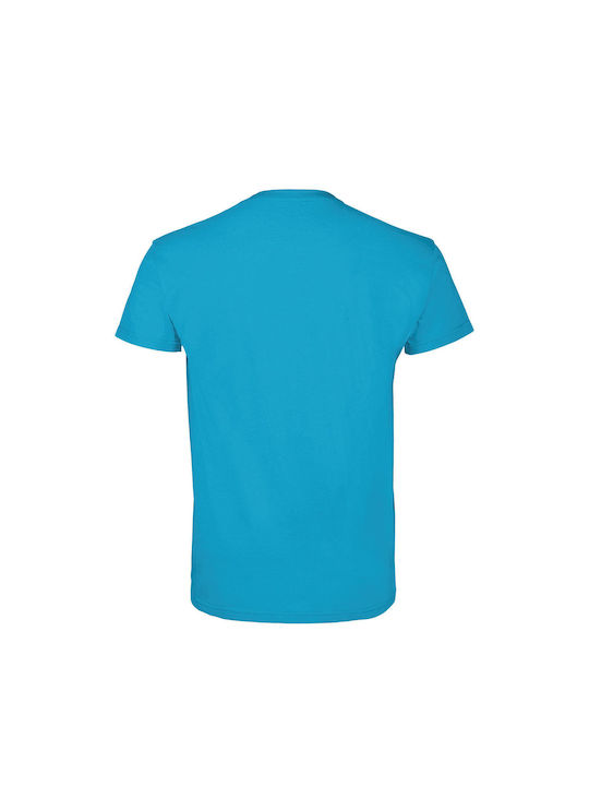 T-shirt Unisex " Animal Deejay ", Aqua