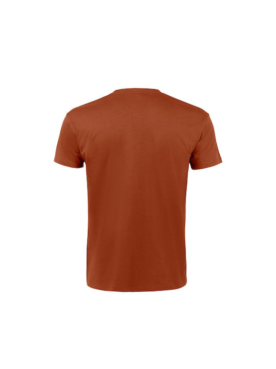 T-shirt Uinsex " Half Batman - Half Joker ", Terracotta