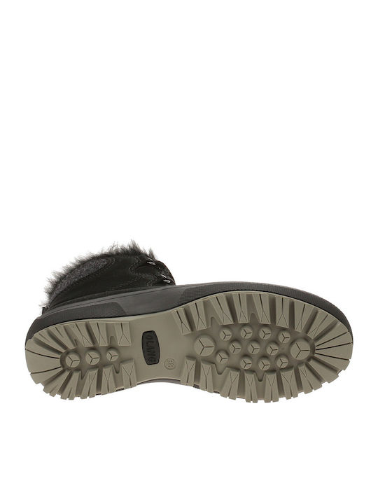 Venere Wildleder Damenstiefel Schwarz