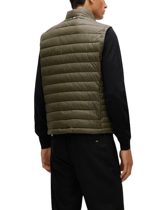 Hugo Boss Men's Sleeveless Puffer Jacket Green