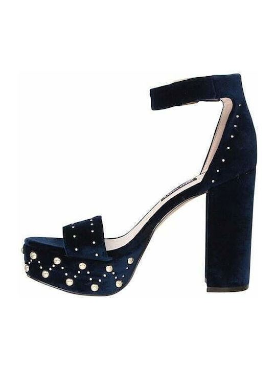 Melita Suede Πέδιλα Navy Μπλε