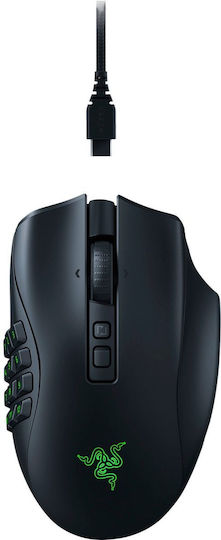Razer Naga V2 Pro Ασύρματο RGB Gaming Ποντίκι 30000 DPI Μαύρο