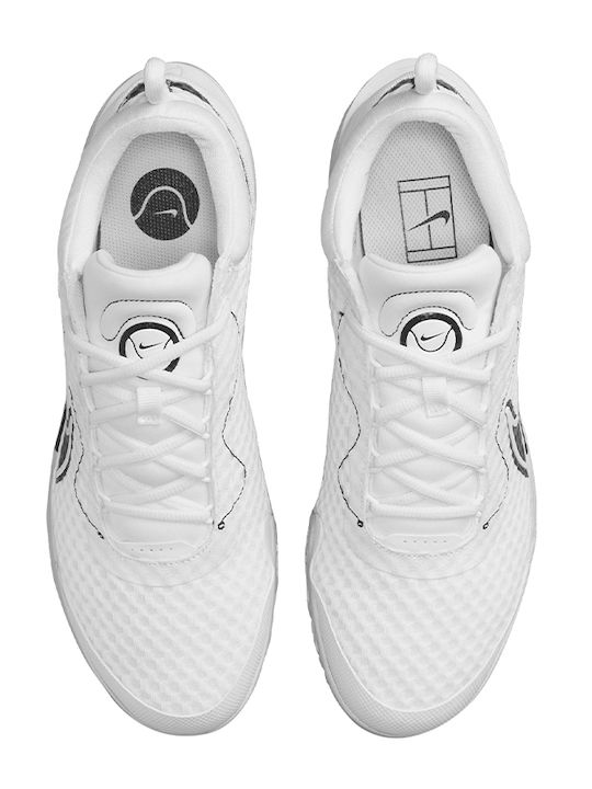 Nike Zoom Pro Ανδρικά Παπούτσια Τένις για Σκληρά Γήπεδα White / Black