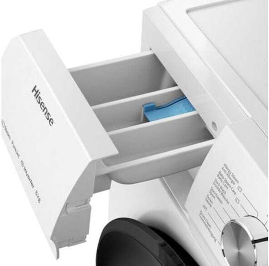 Hisense Washing Machine 8kg with Steam Technology 1400 Rounds WFQA8014EVJM