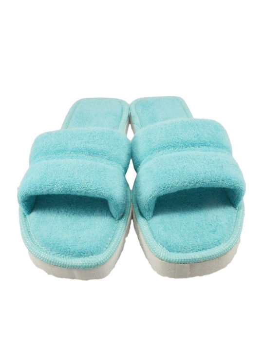 Terry Winter Women's Slippers Turquoise