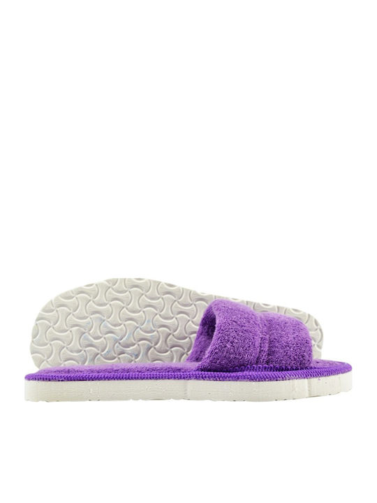 Terry Winter Women's Slippers Purple