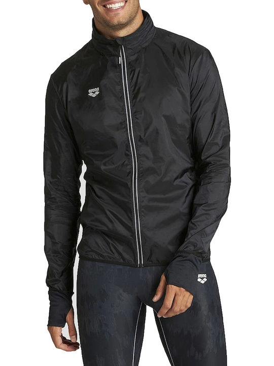 Jacke Winddicht Schwarz