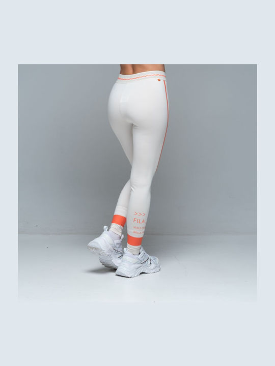Pam Women's Long Legging High Waisted White