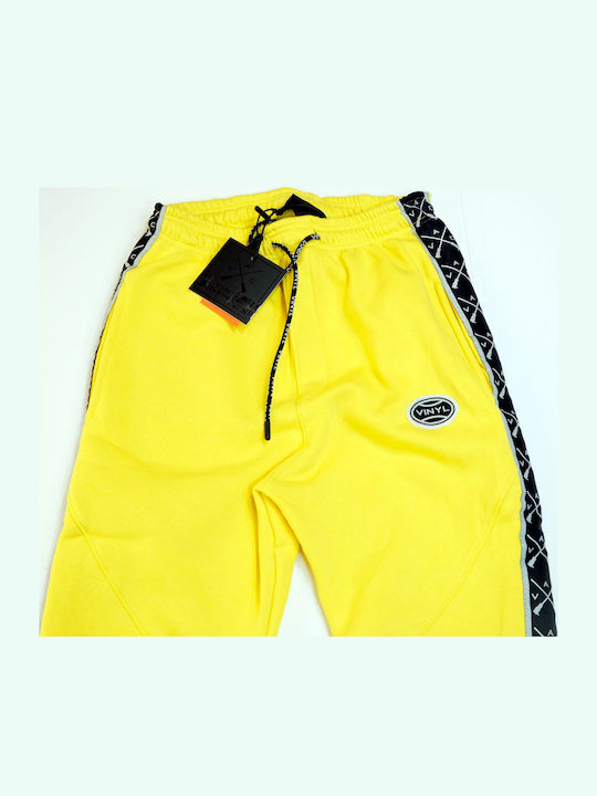 Sweatpants with Elastic Yellow