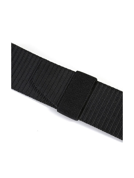 Men's Belt Fabric Webbing Belt Black