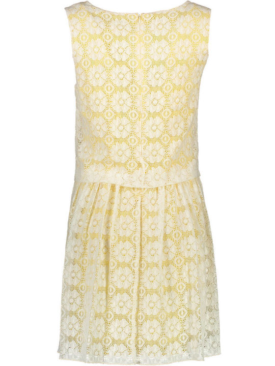 Gant Summer Mini Dress Yellow