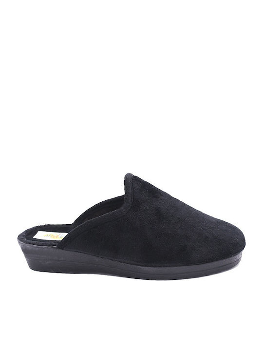 Medies 47652 Anatomic Women's Slippers In Black Colour