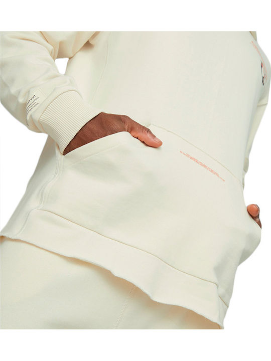 PUMA Childhood Dreams Men's Sweatshirt White with Hood